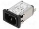 Konektor  napájecí AC  zásuvka  vidlice  6A  250VAC  IEC 60320