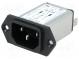 Konektor  napájecí AC  zásuvka  vidlice  10A  250VAC  IEC 60320