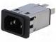 Konektor  napájecí AC  zásuvka  vidlice  10A  250VAC  IEC 60320