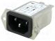 Konektor  napájecí AC  zásuvka  vidlice  6A  250VAC  IEC 60320
