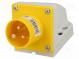 Konektor  napájecí AC  zásuvka  vidlice  16A  110VAC  IP44  PIN  3