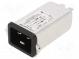 Konektor  napájecí AC  zásuvka  vidlice  16A  250VAC  IEC 60320
