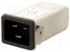 Konektor  napájecí AC  zásuvka  vidlice  16A  250VAC  IEC 60320