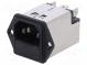 Konektor  napájecí AC  zásuvka  vidlice  10A  250VAC  IEC 60320