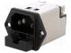 Konektor  napájecí AC  zásuvka  vidlice  10A  250VAC  IEC 60320