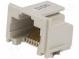 Zásuvka  RJ45  PIN  8  Kat  5  zlacený  Uspořádání výv  8p8c  SMT