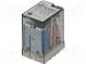 Relé  elektromagnetické  3PDT  24VDC  Ikontaktů max 20A  600Ω