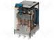 Relé  elektromagnetické  3PDT  24VDC  Ikontaktů max 10A  600Ω