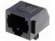 Zásuvka  RJ45  PIN  8  Kat  3  nízkoprofilové  Uspořádání výv  8p8c