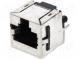 Zásuvka  RJ45  PIN  8  se zajištěním panel stop  THT  přímý