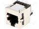 Zásuvka  RJ45  PIN  8  se zajištěním panel stop  THT  přímý