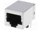 Zásuvka  RJ45  PIN  8  Kat  5e  stíněný  Uspořádání výv  8p8c  THT