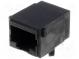 Zásuvka  RJ45  PIN  8  Kat  5e  nízkoprofilové  Uspořádání výv  8p8c