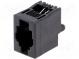 Zásuvka  RJ9  PIN  4  Uspořádání výv  4p4c  THT  přímý  16,51mm