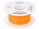 Vodič  HookUp Wire Teflon  lanko  Cu  24AWG  oranžová  PTFE  600V