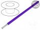 Vodič  HookUp Wire Teflon  lanko  Cu  20AWG  fialová  PTFE  600V