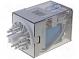 Relé  elektromagnetické  3PDT  Ucívky 12VDC  10A/250VAC  110Ω