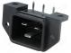 Konektor  napájecí AC  zásuvka  vidlice  16A  250VAC  IEC 60320