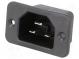Konektor  napájecí AC  zásuvka  vidlice  16A  250VAC  IEC 60320