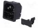 Konektor  napájecí AC  zásuvka  vidlice  10A  250VAC  IEC 60320