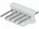 Socket  wire-board  male  PIN  5  2.54mm  THT  MTA-100  tinned