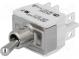 Přepínač  páčkový  Polohy 3  DP3T  ON-OFF-ON  10A/250VAC  -20÷55°C