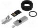 Zástrčka  USB B mini  na kabel  pájení  přímý  pro zalití  IP67