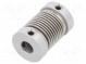 Spojka  Ø1  6mm  Ø2  4mm  hliník,nerezavějící ocel  -30÷120°C