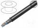 BELDEN 8105.00305 Vodič  RS232,RS422  5x2x24AWG  lanko  Cu  PVC  chromová  305m  300V