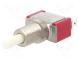 Switch  push-button  Pos  2  SPDT  6A/120VAC  5A/28VDC  ON-ON  THT