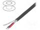 BELDEN 8451 Vodič  2x0,35mm2  lanko  Cu  tienený,fólie Al-PET  PVC  černá  30m