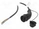 Kabel  eMobility  250V  11kW  vodiče,Typ 2  IP44  7,5m  32A
