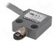Limit switch  oblong metal roller Ø12,4mm  SPDT  5A  max.240VAC