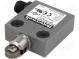 Limit switch  oblong metal roller Ø12,4mm  SPDT  3A  max.250VAC