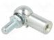 Mounting element for gas spring  Mat  zinc plated steel  13mm