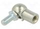 Mounting element for gas spring  Mat  zinc plated steel  13mm