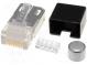 Zástrčka  RJ45  PIN  8  stíněný  Uspořádání výv  8p8c  na kabel