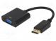 Adaptér  DisplayPort 1.1a  černá  Vlastnosti  Full HD
