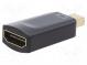 Adaptér  DisplayPort 1.2,HDMI 1.3  černá  Vlastnosti  Full HD