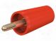 Adaptér  banánek 4mm  banánek 4mm zásuvka,banánek 4 mm  32A