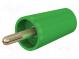 Adaptér  banánek 4mm  banánek 4mm zásuvka,banánek 4 mm  32A