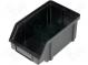 Zásobník  dílenský  černá  polypropylén  144x224x108mm  -15÷60°C