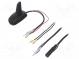 Anténa  SHARK  15dBi  AM,DAB,FM  5m  50Ω  černá  5÷12VDC  Druh  RG174