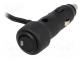 Vidlice autozapalovače  8A  Nap.napětí  7÷12VDC  12V/1x8A  černá
