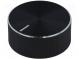 Knoflík  s ukazatelem  hliník,plast  Pr.hříd  6mm  Ø33x14,3mm
