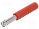 Adaptér  banánek 4mm  banánek 4mm zásuvka,banánek 4 mm  32A  1kV