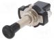 Switch  push-pull  Pos  2  10A/12VDC  black  Illumin  none  on panel
