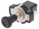 Switch  push-pull  Pos  2  10A/12VDC  black  Illumin  none  on panel