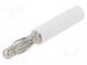 Adaptér  banánek 4mm  banánek 2mm zásuvka,banánek 4 mm  10A