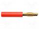 Adaptér  banánek 4mm  banánek 4mm zásuvka,banánek 4 mm  32A